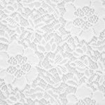 Tecido Flamenco Renda Vintage Branco - Ribes y Casals