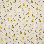 Tecido Georgette Estampado Gato Amarelo - Ribes y Casals