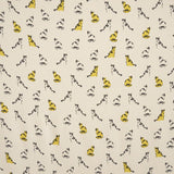Tecido Georgette Estampado Gato Amarelo - Ribes y Casals
