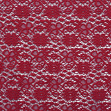 Tecido Guipura Margaridas Vermelho - Ribes y Casals