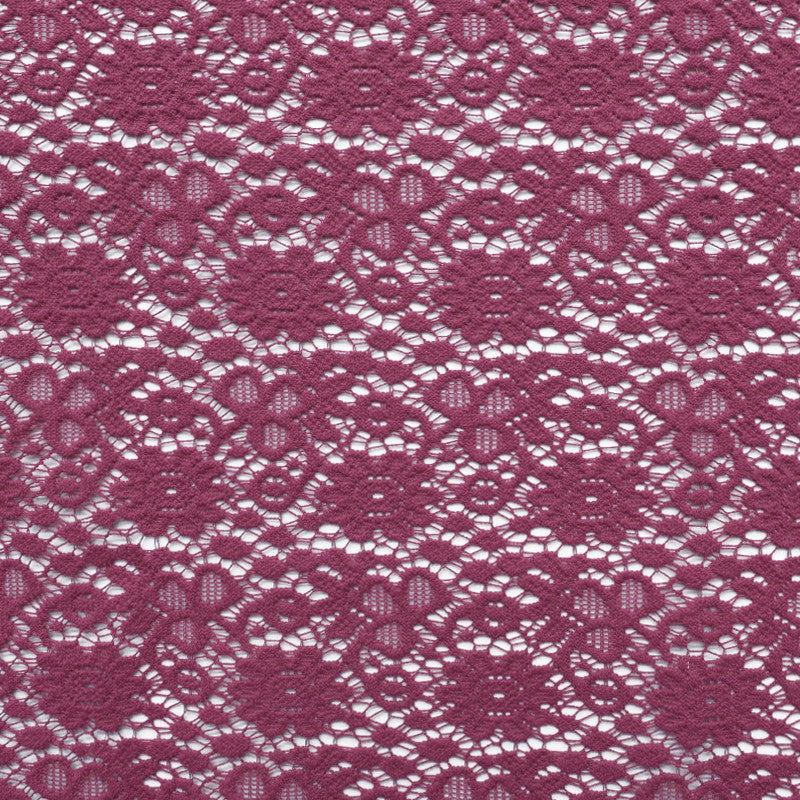 Tecido Guipura Margaridas Rosa Pálido Forte - Ribes y Casals