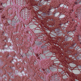 Tecido Guipura Margaridas Rosa Pálido Forte - Ribes y Casals