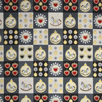 Tecido Grinalda Natalícia Cinzento - Ribes y Casals