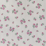 Tela Infantil Algodón Floral Rayas - Ribes y Casals