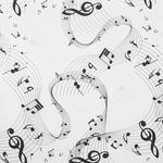 Tecido Infantil Algodão Partitura Cru - Ribes y Casals