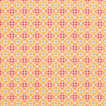 Tecido Infantil Psicadélico Laranja - Ribes y Casals