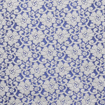 Tecido Jacquard Renda Azul - Ribes y Casals