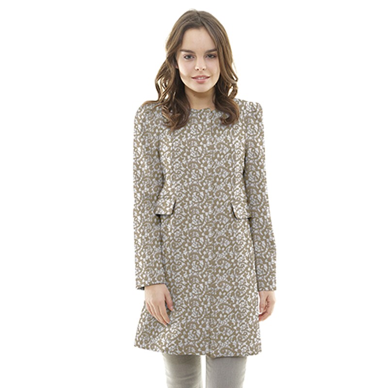 Tecido Jacquard Fancy Cru - Ribes y Casals