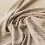 Tecido Jacquard Geométrico Bege - Ribes y Casals