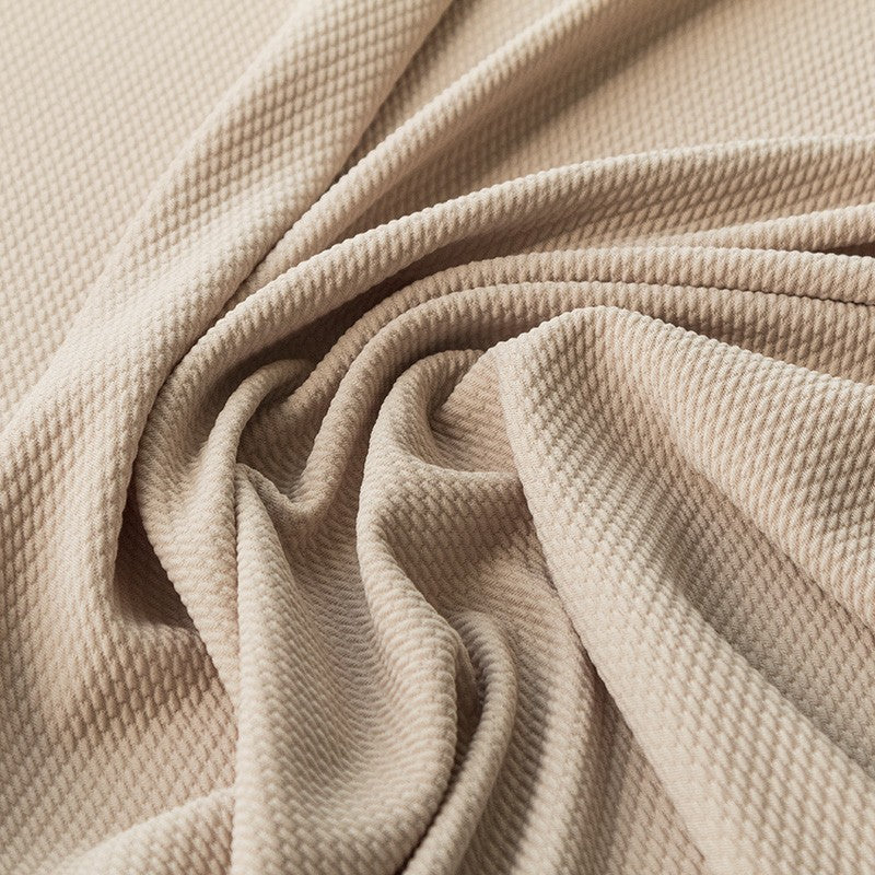 Tecido Jacquard Geométrico Bege - Ribes y Casals
