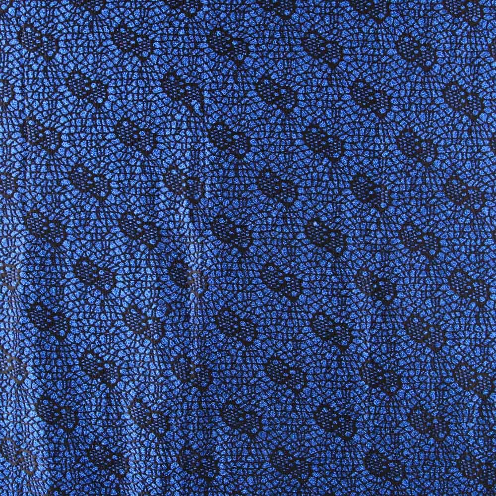 Tecido Lamé Aranha Azulão - Ribes y Casals