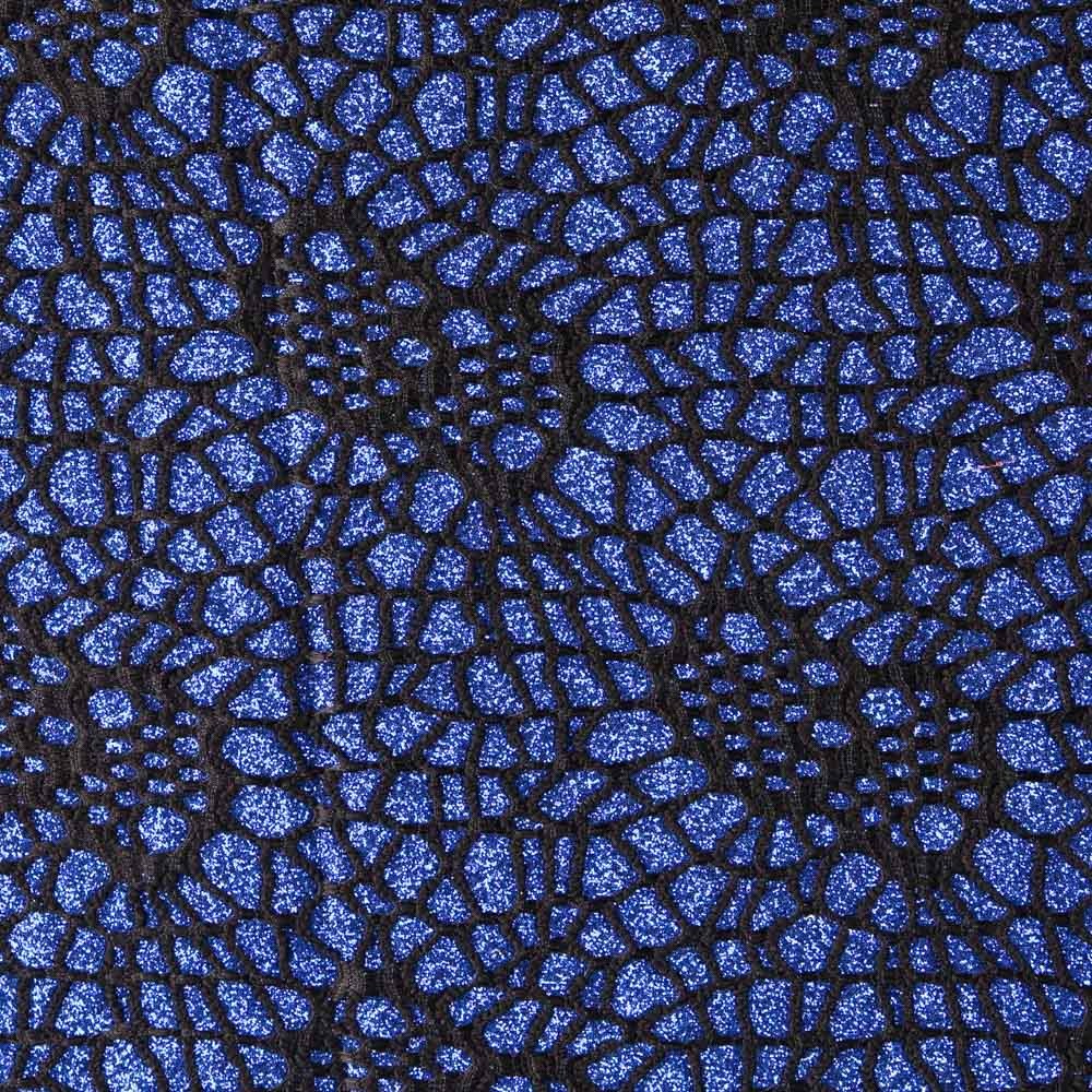 Tecido Lamé Aranha Azulão - Ribes y Casals