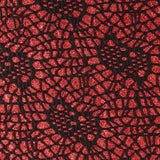 Tecido Lamé Aranha Vermelho - Ribes y Casals