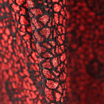 Tecido Lamé Aranha Vermelho - Ribes y Casals