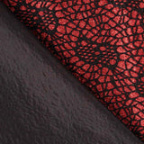 Tecido Lamé Aranha Vermelho - Ribes y Casals