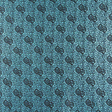 Tecido Lamé Aranha Turquesa - Ribes y Casals