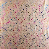 Tecido Lamé Glitter Estrelas Dourado - Ribes y Casals