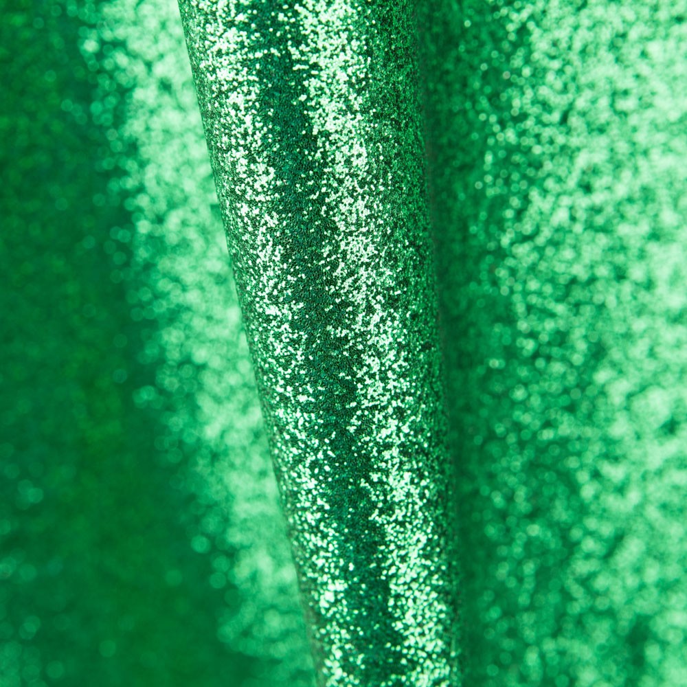 Tecido Lamé Glitter Verde - Ribes y Casals