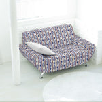 Tecido Estampa Maiorquina Tricolor Azul - Ribes y Casals