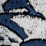 Tela Lantejoula Dos Faces Marinho-Prata - Ribes y Casals