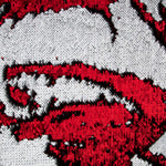 Tela Lantejoula Dos Faces Prata-Vermelho - Ribes y Casals