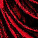 Tela Lantejoula Dos Faces Verde-Vermelho - Ribes y Casals