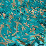 Tela Lentejuela Pluma Aguamarina - Ribes y Casals