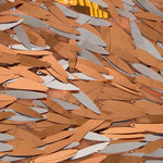 Tela Lentejuela Pluma Cobre - Ribes y Casals