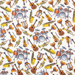 Tecido Loneta Banda Musical - Ribes y Casals