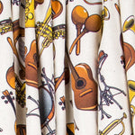 Tecido Loneta Banda Musical - Ribes y Casals