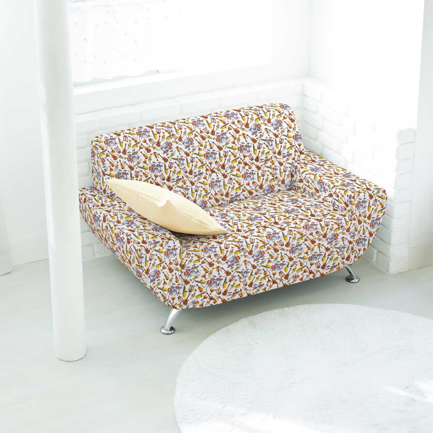 Tecido Loneta Banda Musical - Ribes y Casals