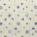 Lona Estampada Mapa Oceânico Bege - Ribes y Casals