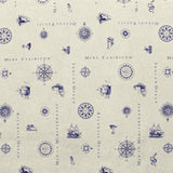 Lona Estampada Mapa Oceânico Bege - Ribes y Casals