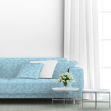 Tecido Lona Jacquard Azul Céu - Ribes y Casals