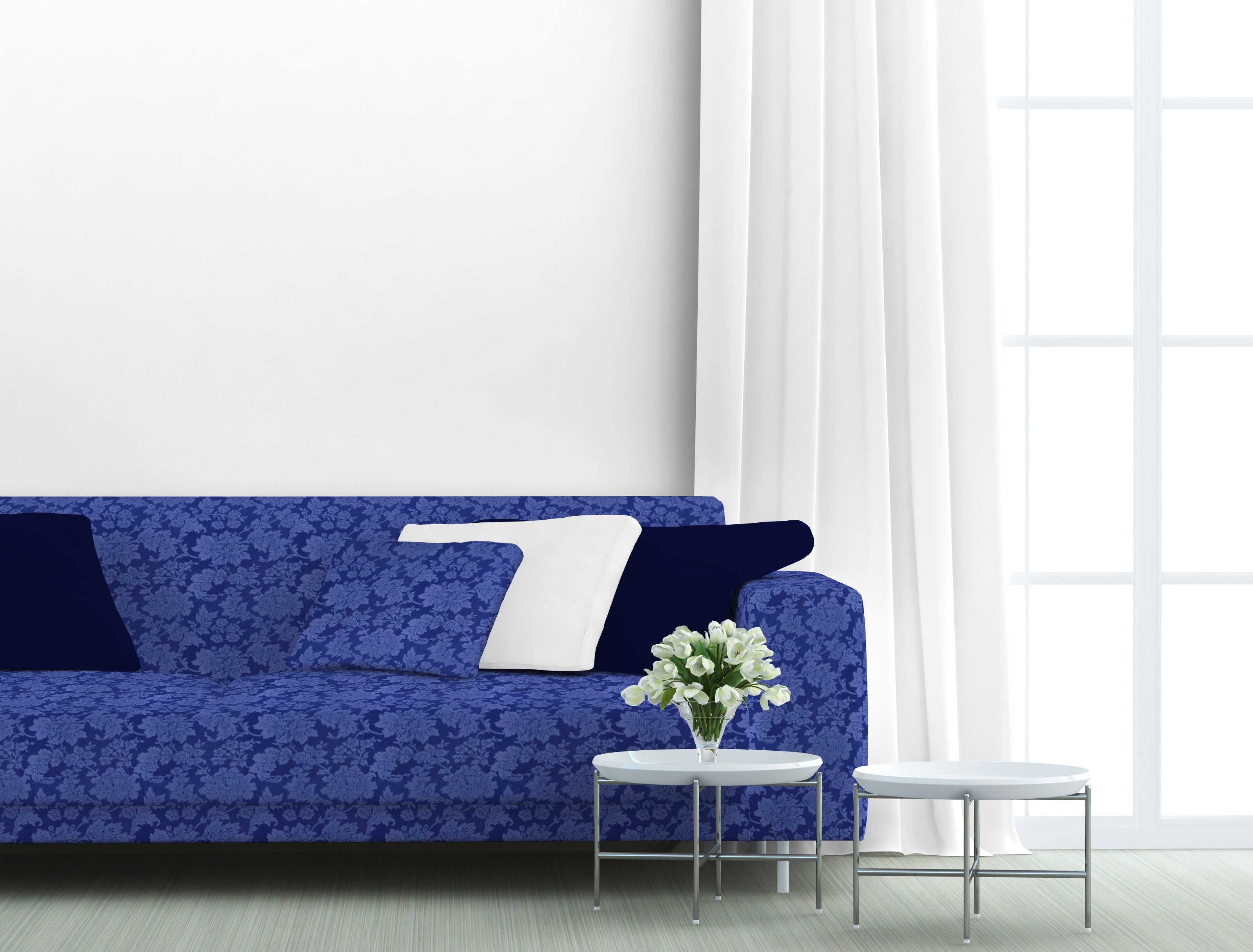 Tecido Lona Jacquard Azulão - Ribes y Casals