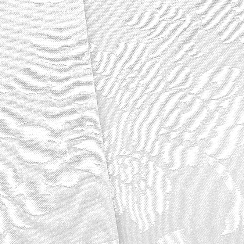 Tecido Loneta Jacquard Branco - Ribes y Casals