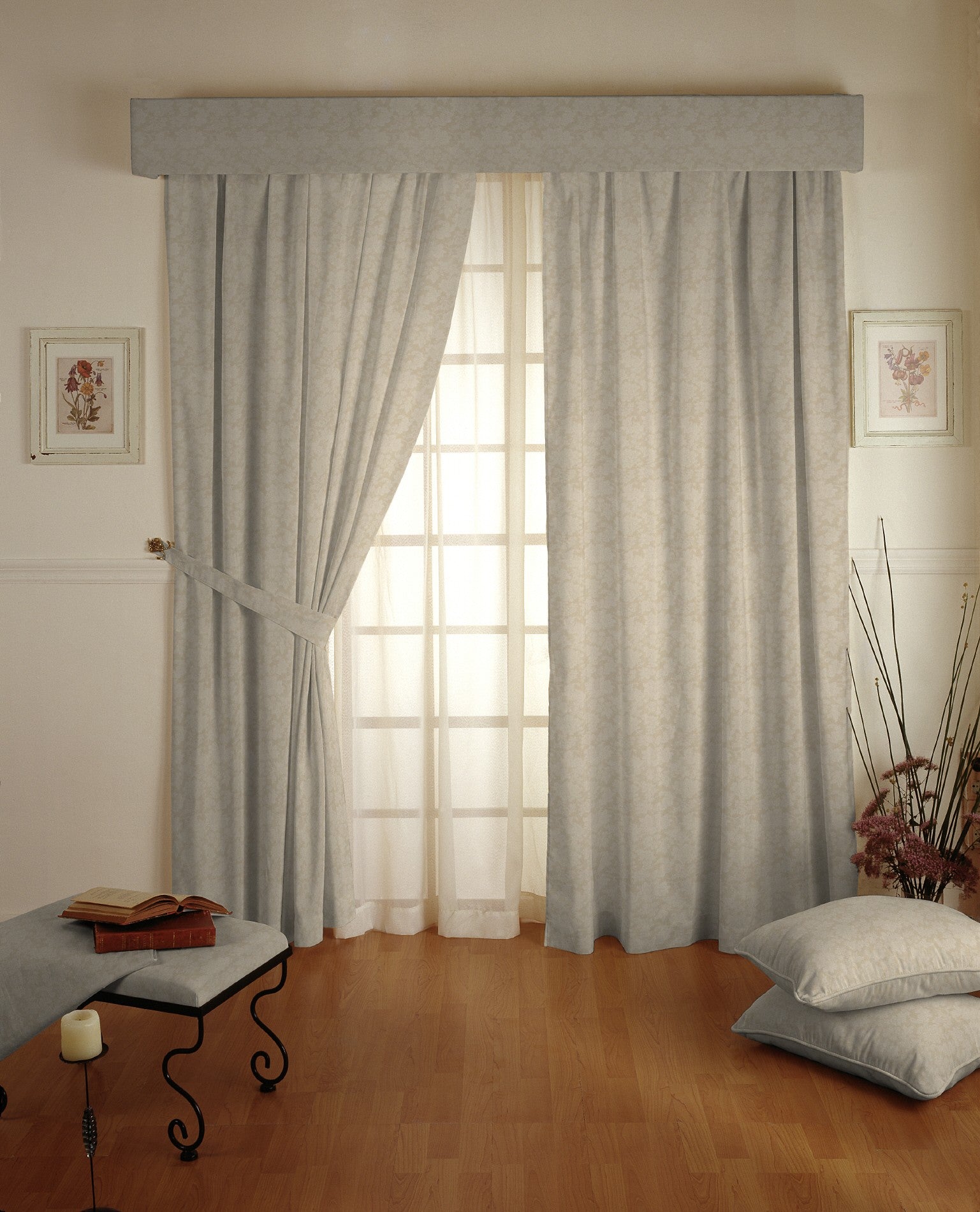 Tecido Lona Jacquard Cru - Ribes y Casals