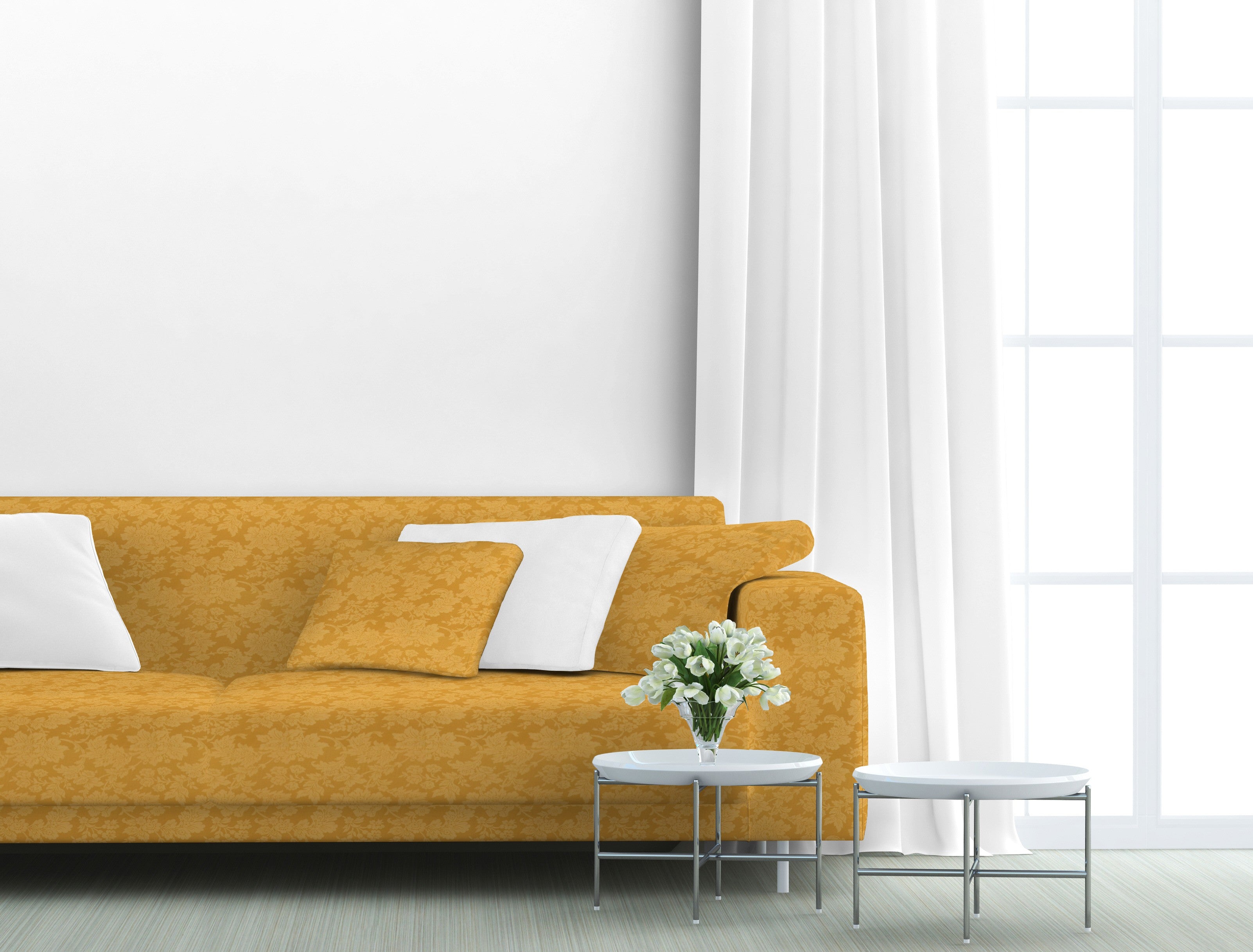 Tecido Lona Jacquard Ouro - Ribes y Casals