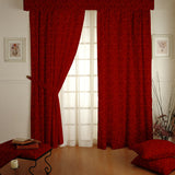 Tecido Lona Jacquard Vermelho - Ribes y Casals