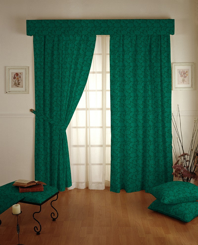 Tecido Lona Jacquard Verde - Ribes y Casals