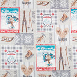 Tecido Loneta Natal Alpes - Ribes y Casals