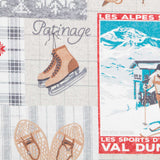 Tecido Loneta Natal Alpes - Ribes y Casals