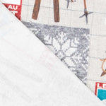 Tecido Loneta Natal Alpes - Ribes y Casals