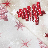 Tecido Loneta Natal Arvore Vermelho - Ribes y Casals