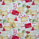 Tecido Lona Natal Merry Christmas - Ribes y Casals