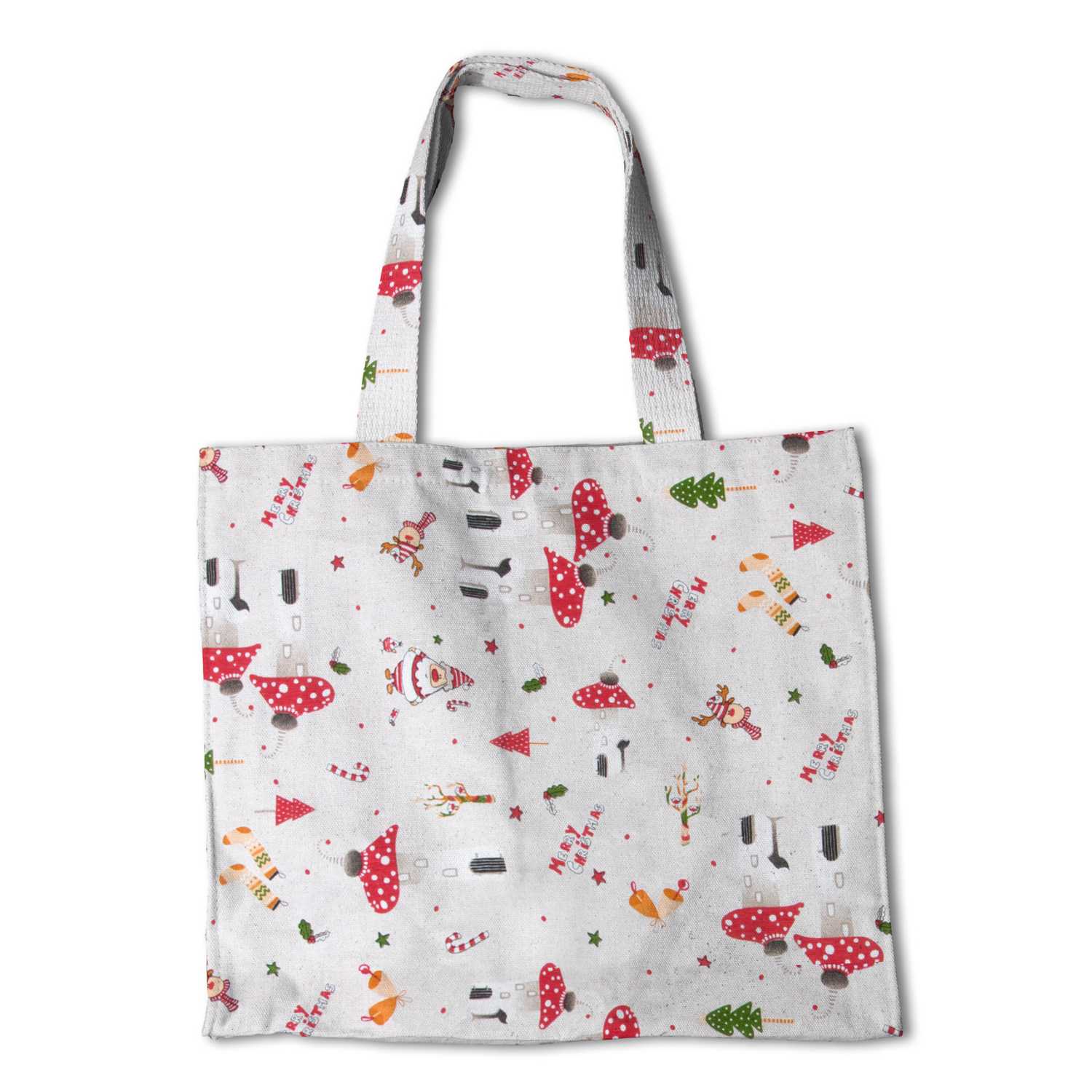 Tela Loneta Navidad Setas - Ribes y Casals