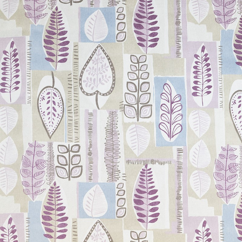 Tecido Lona Panamá Botânico Lavanda - Ribes y Casals