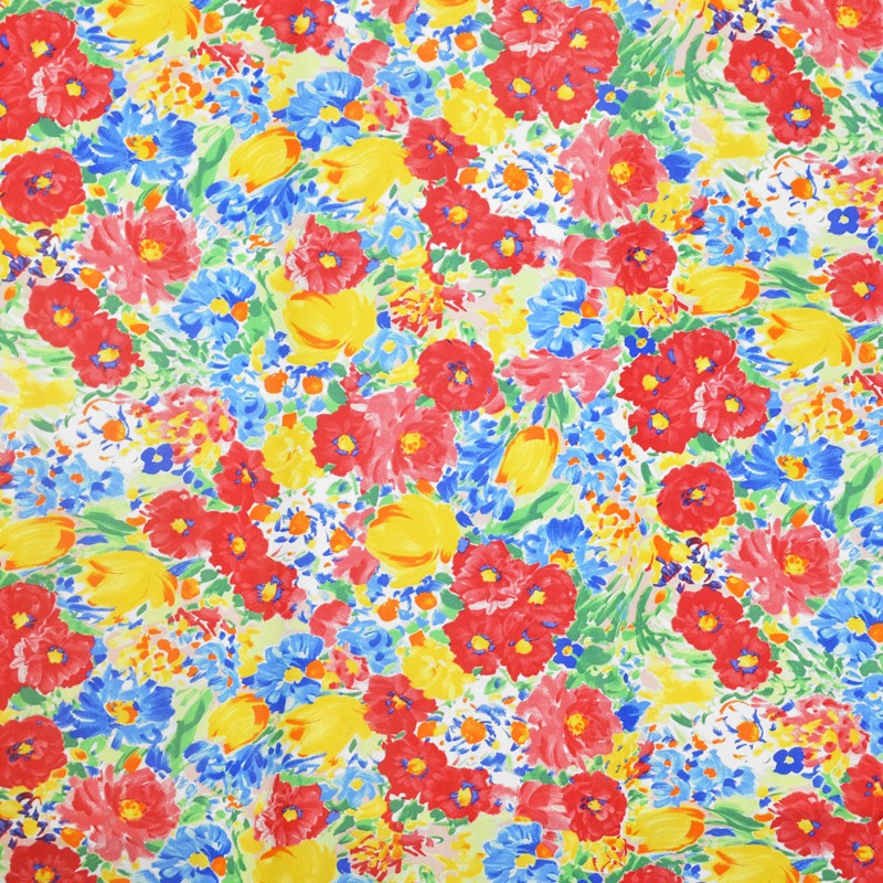 Tecido Lycra Estampado Avatar Turquesa - Ribes y Casals