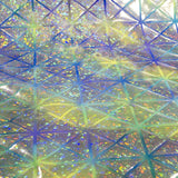 Tecido Lycra Hologram Losango Amora Amarelo - Ribes y Casals