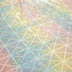 Tecido Lycra Holograph Losango Multicor - Ribes y Casals